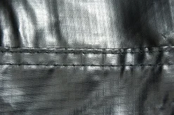 OUTTECH Schutzhülle in L-Form für Lounges, schwarz, Ripstop-Polyester, 235x235x100x70cm, atmungsaktiv
