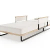ploss Reverie Gartenliege, creme/anthrazit, Alu/Polyester/Rope, 200 x 82 x 30 cm, 6-fach verstellbar, inkl. Polster