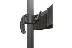 SCHNEIDER Rhodos Ampelschirm, anthrazit, quadratisch, 300 x 300 cm