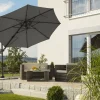 SCHNEIDER Rhodos Eco Twist Ampelschirm, anthrazit, rund, Ø 300 cm