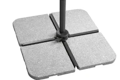 SCHNEIDER Rhodos Eco Twist Ampelschirm, anthrazit, rund, Ø 300 cm