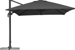 SCHNEIDER Rhodos Grande Ampelschirm, anthrazit, rechteckig, 400 x 300 cm