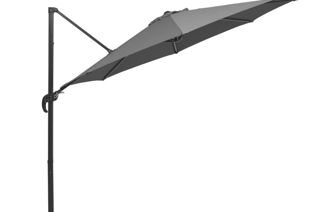 SCHNEIDER Rhodos Junior Ampelschirm, anthrazit, rund, Ø 300 cm