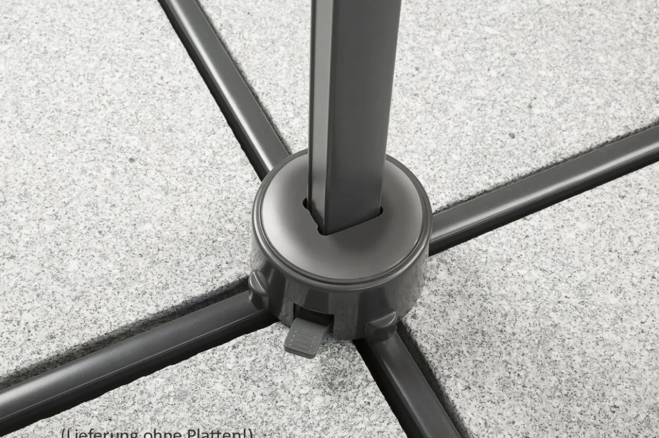 SCHNEIDER Rhodos Junior Ampelschirm, natur, rund, Ø 300 cm