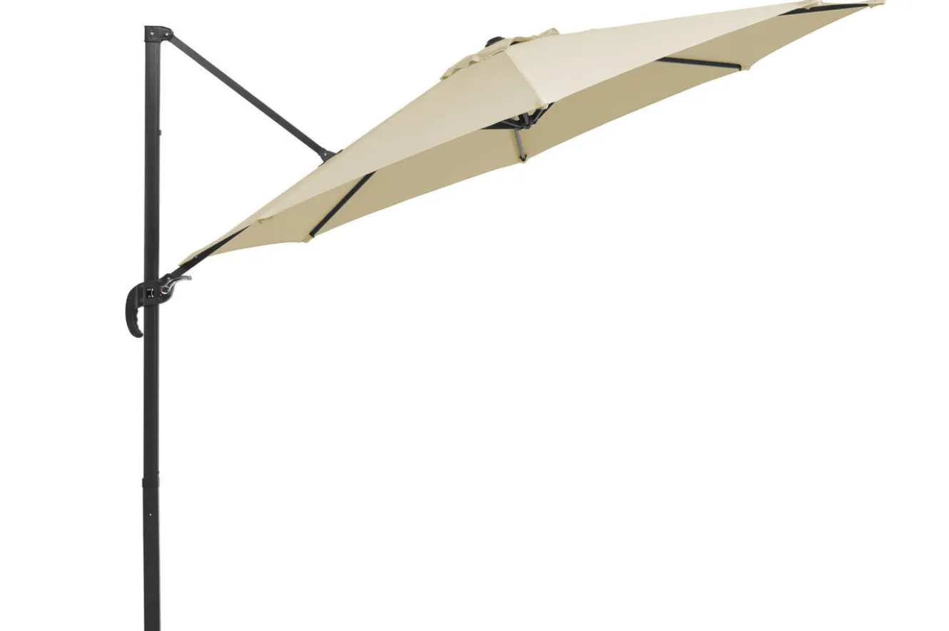 SCHNEIDER Rhodos Junior Ampelschirm, natur, rund, Ø 300 cm