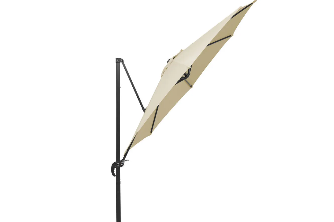 SCHNEIDER Rhodos Junior Ampelschirm, natur, rund, Ø 300 cm