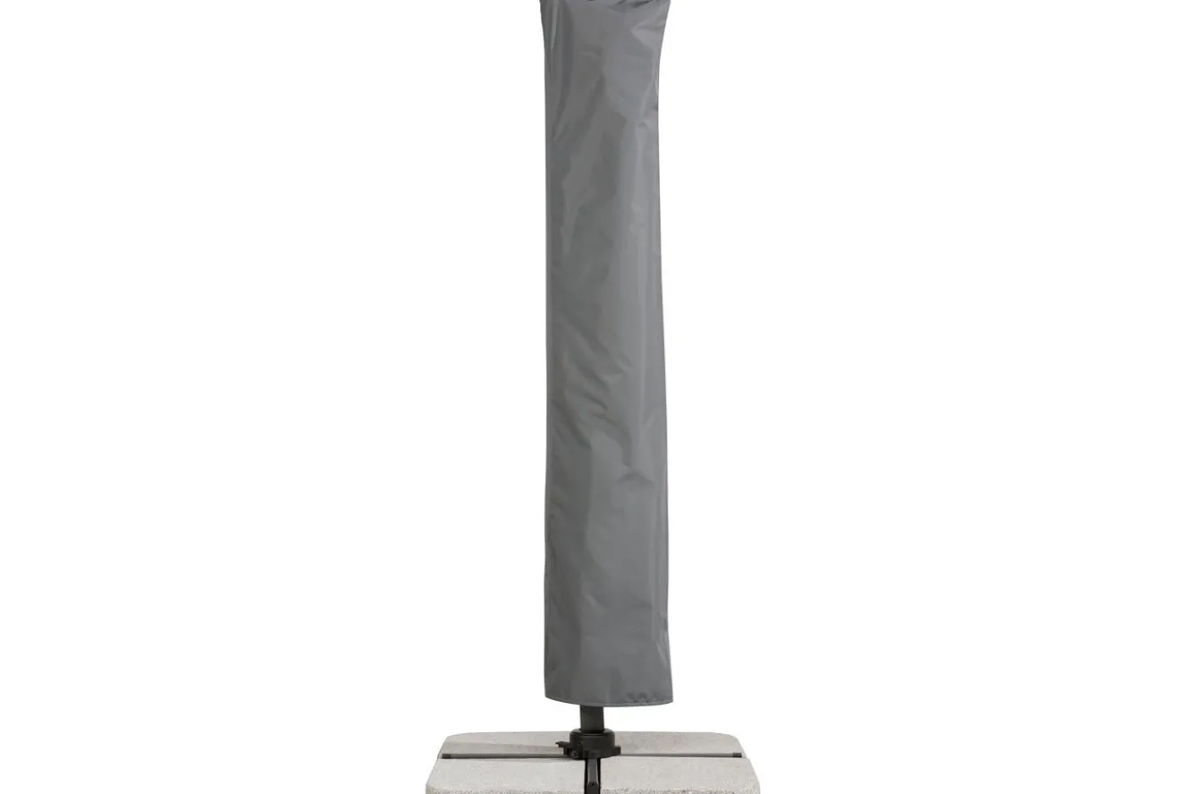 SCHNEIDER Rhodos Twist Ampelschirm, anthrazit, quadratisch, 300 x 300 cm