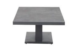 SIENA GARDEN Bellani Lifttisch, matt anthrazit/dunkelgrau, Alu/Keramik, 140 x 85 cm, höhenverstellbar