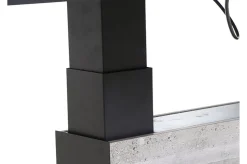 SIENA GARDEN Bellani Lifttisch, matt anthrazit/pine grey, Alu/Keramik, 140 x 85 cm, höhenverstellbar