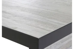 SIENA GARDEN Bellani Lifttisch, matt anthrazit/pine grey, Alu/Keramik, 140 x 85 cm, höhenverstellbar