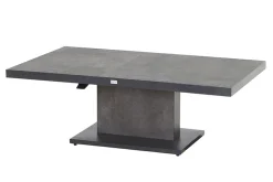 SIENA GARDEN Corido/Bellani Grau Gartenlounge, charcoal/anthrazit/grau, Alu/Gardino®-Geflecht, Lifttisch 160x90cm, 1x 3-Sitzer, 2x Relaxessel