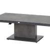 SIENA GARDEN Corido/Bellani Grau Gartenlounge, charcoal/anthrazit/grau, Alu/Gardino®-Geflecht, Lifttisch 140x85 cm, 4 Dining Move Sessel