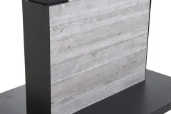 SIENA GARDEN Corido/Bellani Pinie Gartenlounge, charcoal/anthrazit/pinie-grau, Alu/Keramik/Gardino®-Geflecht, Lifttisch 140x85 cm, 4 Dining Move Sessel