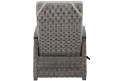 SIENA GARDEN Corido/Bellani Pinie Gartenlounge, charcoal/anthrazit/pinie-grau, Alu/Keramik/Gardino®-Geflecht, Lifttisch 140x85 cm, 4 Relaxsessel