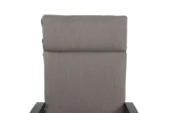 SIENA GARDEN Corido Dining Sessel, charcoal, Alu / Gardino®-Geflecht, 76 x 62 x 109 cm, verstellbar