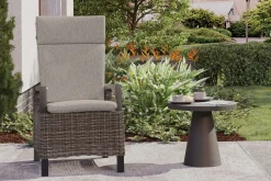 SIENA GARDEN Corido Dining Sessel, charcoal, Alu / Gardino®-Geflecht, 76 x 62 x 109 cm, verstellbar