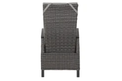 SIENA GARDEN Corido Dining Sessel, charcoal, Alu / Gardino®-Geflecht, 76 x 62 x 109 cm, verstellbar