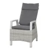 SIENA GARDEN Corido Dining Sessel, ice grey, Alu / Gardino®-Geflecht, 76x62x109 cm, verstellbar