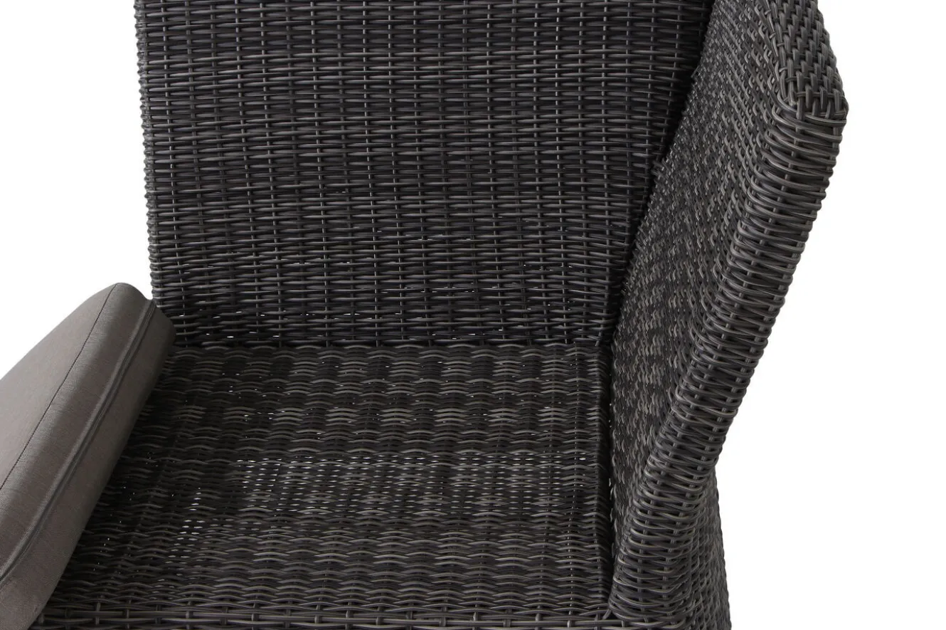SIENA GARDEN Corido Eckelement, charcoal, Alu / Gardino®-Geflecht, 83x83x88 cm