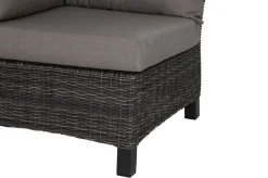 SIENA GARDEN Corido Eckelement, charcoal, Alu / Gardino®-Geflecht, 83x83x88 cm