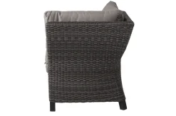 SIENA GARDEN Corido Eckelement, charcoal, Alu / Gardino®-Geflecht, 83x83x88 cm