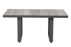 SIENA GARDEN Corido Gartenlounge, charcoal, Alu/Gardino®-Geflecht, 5 Personen, Loungetisch 140x85cm