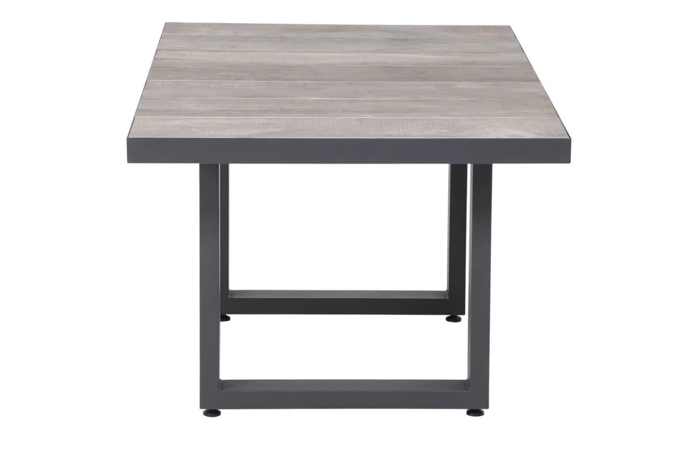 SIENA GARDEN Corido Gartenlounge, charcoal, Alu/Gardino®-Geflecht, 5 Personen, Loungetisch 140x85cm