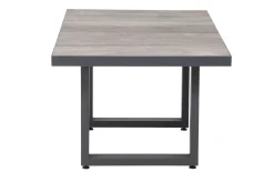 SIENA GARDEN Corido Gartenlounge, charcoal, Alu/Gardino®-Geflecht, 6 Personen, Loungetisch 140x85cm
