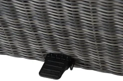 SIENA GARDEN Corido Lifttisch, charcoal, Alu/Gardino®-Geflecht, 160 x 90 cm, höhenverstellbar
