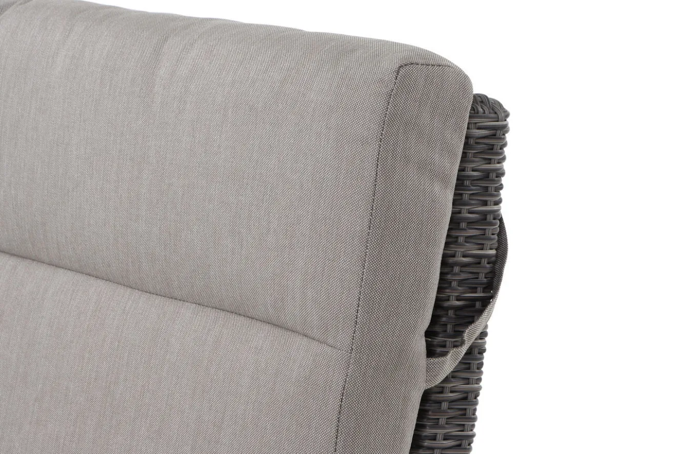 SIENA GARDEN Corido Loungesessel, charcoal, Alu / Gardino®-Geflecht, 73x87x103 cm