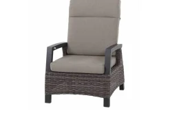 SIENA GARDEN Corido Loungesessel, charcoal, Alu / Gardino®-Geflecht, 73x87x103 cm