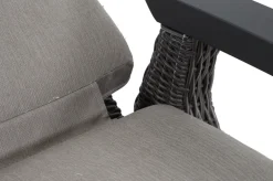 SIENA GARDEN Corido Relaxsessel, charcoal, Alu / Gardino®-Geflecht, 73x87x103 cm, verstellbar
