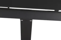 SIENA GARDEN Corido / Sincro Garten-Essgruppe, charcoal, Alu / Gardino®-Geflecht, 4 Diningsessel, Ausziehtisch 200/260x 100 cm
