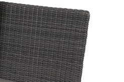 SIENA GARDEN Corido 2-Sitzer Sofa, charcoal, Alu / Gardino®-Geflecht, 136x83x88 cm, Armlehne rechts