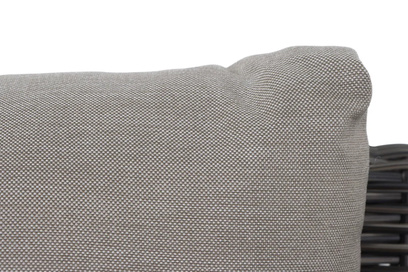 SIENA GARDEN Corido 2-Sitzer Sofa, charcoal, Alu / Gardino®-Geflecht, 136x83x88 cm, Armlehne links