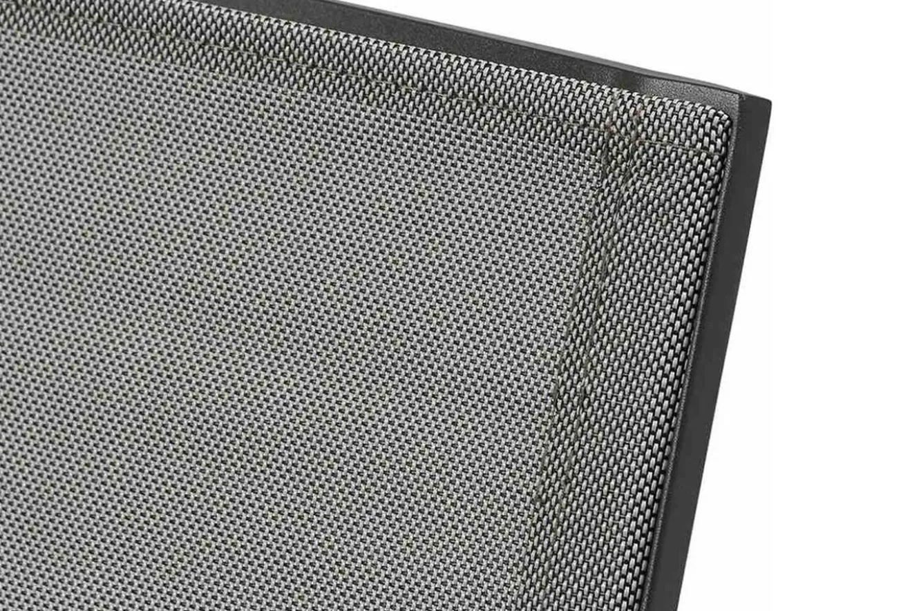 SIENA GARDEN Messina/Velia Garten-Essgruppe, anthrazit/grau, Alu/Ranotex®-Gewebe/Keramik, 260 x 100 cm, inkl. 8 Sessel