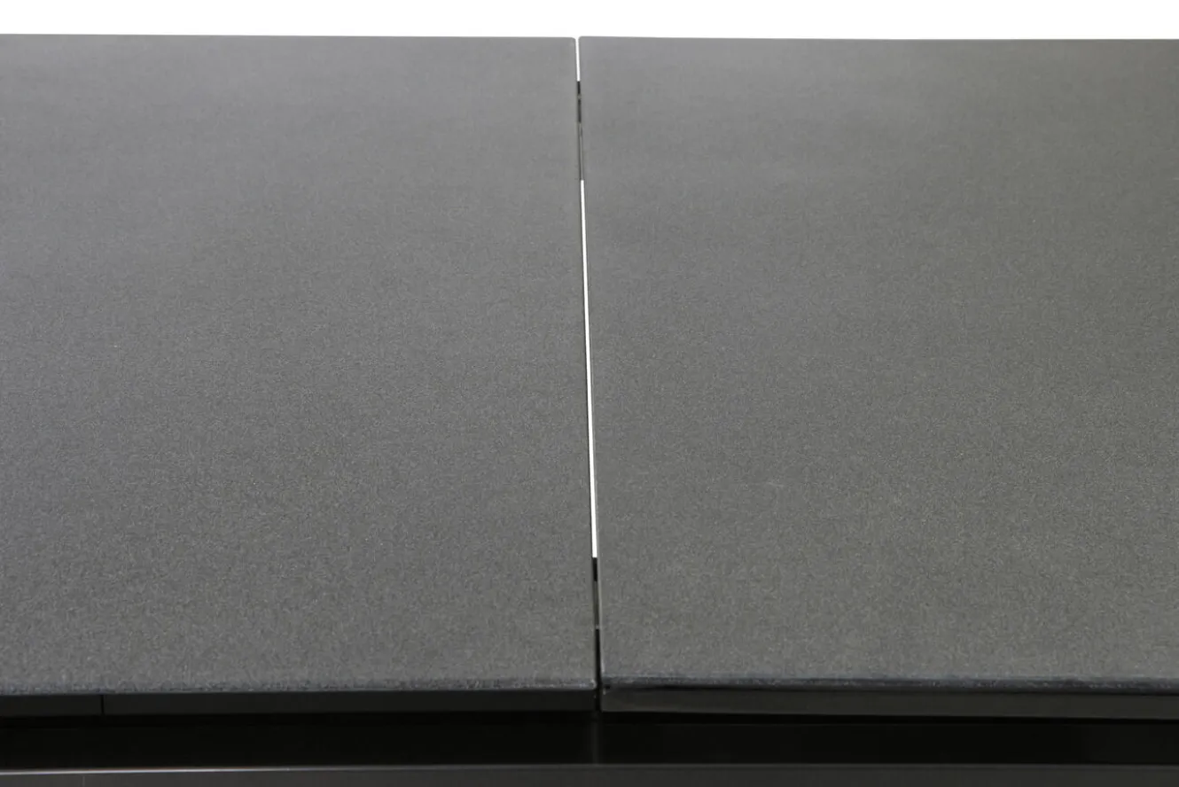 SIENA GARDEN Miros Esstisch, anthrazit, Alu/Spraystone, 180/240x90 cm