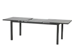 SIENA GARDEN Miros Esstisch, anthrazit, Alu/Spraystone, 180/240x90 cm