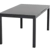 SIENA GARDEN Miros/Milano Garten-Essgruppe, Anthrazit, Alu/Ranotex-Gewebe, Ausziehtisch 180/240 x 90 cm, 8 Stapelsessel