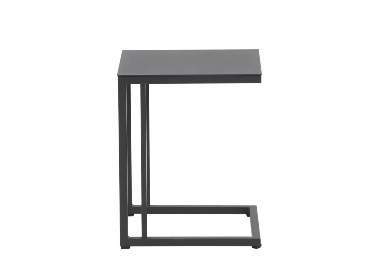 SIENA GARDEN Ramo Beistelltisch, anthrazit , ca. 36 x 43 cm, Aluminium, pulverbeschichtet