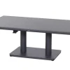SIENA GARDEN Roma Lifttisch, Anthrazit, Alu/Gesinterter Stein, 140 x 80 cm, höhenverstellbar