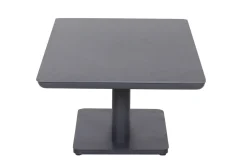 SIENA GARDEN Roma Lifttisch, Anthrazit, Alu/Gesinterter Stein, 140 x 80 cm, höhenverstellbar