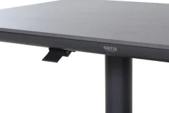 SIENA GARDEN Roma Lifttisch, Anthrazit, Alu/Gesinterter Stein, 140 x 80 cm, höhenverstellbar