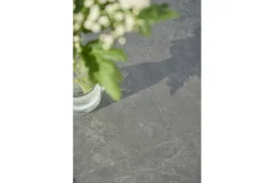 SIENA GARDEN Roma Lifttisch, Anthrazit, Alu/Gesinterter Stein, 140 x 80 cm, höhenverstellbar