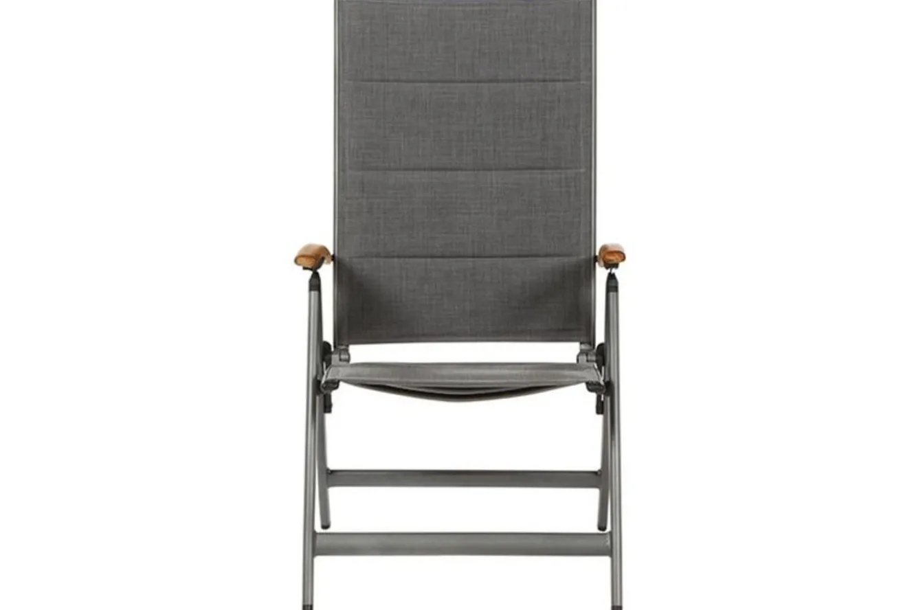 SIENA GARDEN Savin XL Klappsessel, graphit/grau, Aluminium/Texfabric