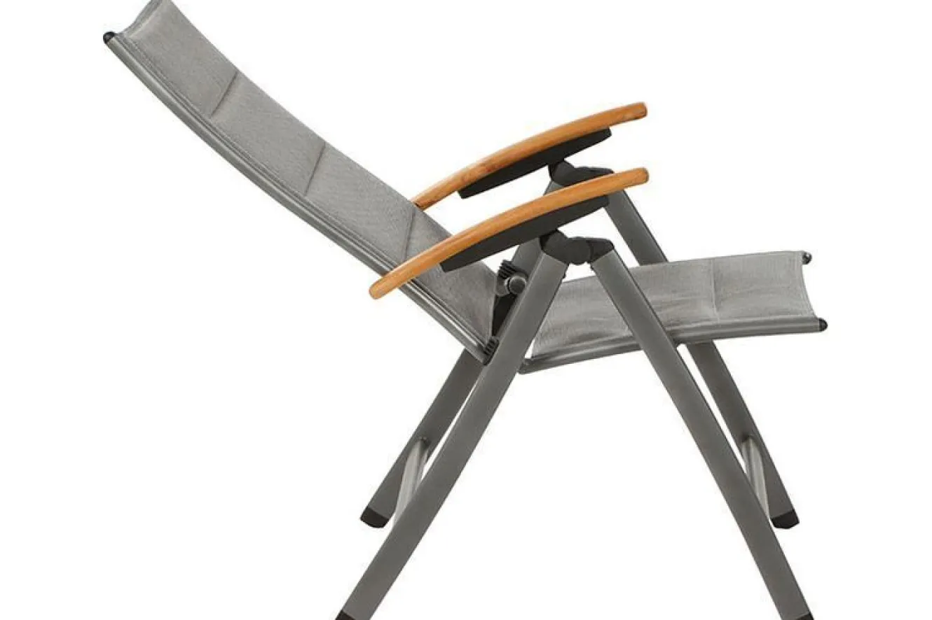 SIENA GARDEN Savin XL Klappsessel, graphit/grau, Aluminium/Texfabric