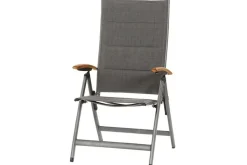 SIENA GARDEN Savin XL Klappsessel, graphit/grau, Aluminium/Texfabric