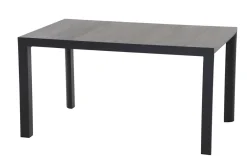 SIENA GARDEN Silva/Corido Garten-Essgruppe, anthrazit/grau, Alu/Gardino®-Geflecht/Keramik, 140 x 90cm, inkl. 4 Diningsessel