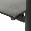 SIENA GARDEN Silva/Velia Garten-Essgruppe, anthrazit/grau, Alu/Ranotex®-Gewebe/Keramik, 140 x 90cm, inkl. 4 Diningsessel