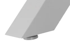 SIENA GARDEN Sincro/Velia Garten-Essgruppe für 6 Personen, matt weiß-grau/washed grey, Alu/Ranotex, ausziehbare Tischplatte aus Keramik, stapelbare Stühle